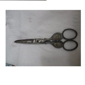 ANTIQUE RARE 19th CENTURY SCISSORS-KING FRANZ JOSEPH&QUEEN ELISABETH